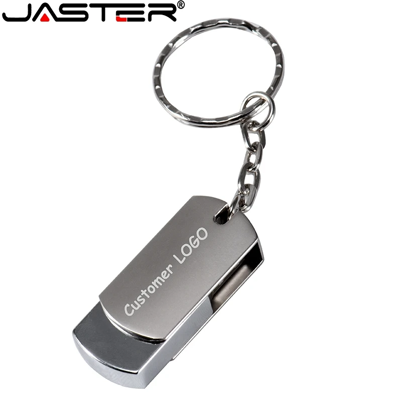 Переносной металлический usb флеш накопитель JASTER флешка на 64 ГБ 32 16 8 4 Гб