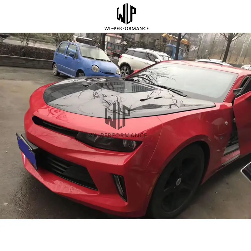 Высокое качество углеродного волокна/прозрачный FRP крышка капота двигателя для