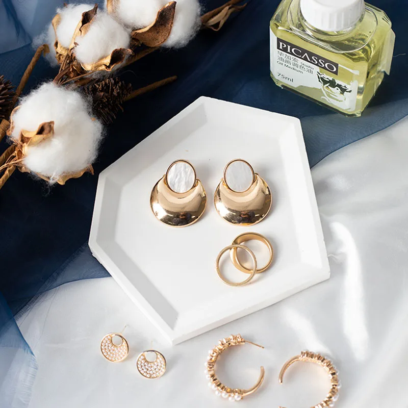 Асимметричный бетонный подсвечник цементный поднос силиконовые формы гипсовый