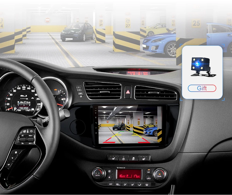 AWESAFE для KIA Cee 'd CEED JD 2012 2013 радио мультимедиа видео плеер gps Нет 2din 2 din Android 8,1 2G+ 32G