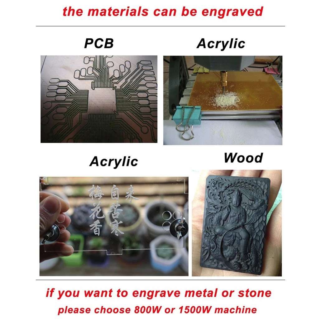 Настольный лазерный гравировальный мини станок с ЧПУ 1610 PRO 3 оси фрезерный