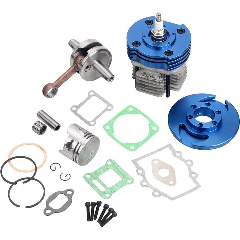 

44MM Big Bore Top End Kit Full Circle Crank Shaft Full Circle Crank Shaft Kit for ATV Pocket Bike 49cc 2 Stroke Stage