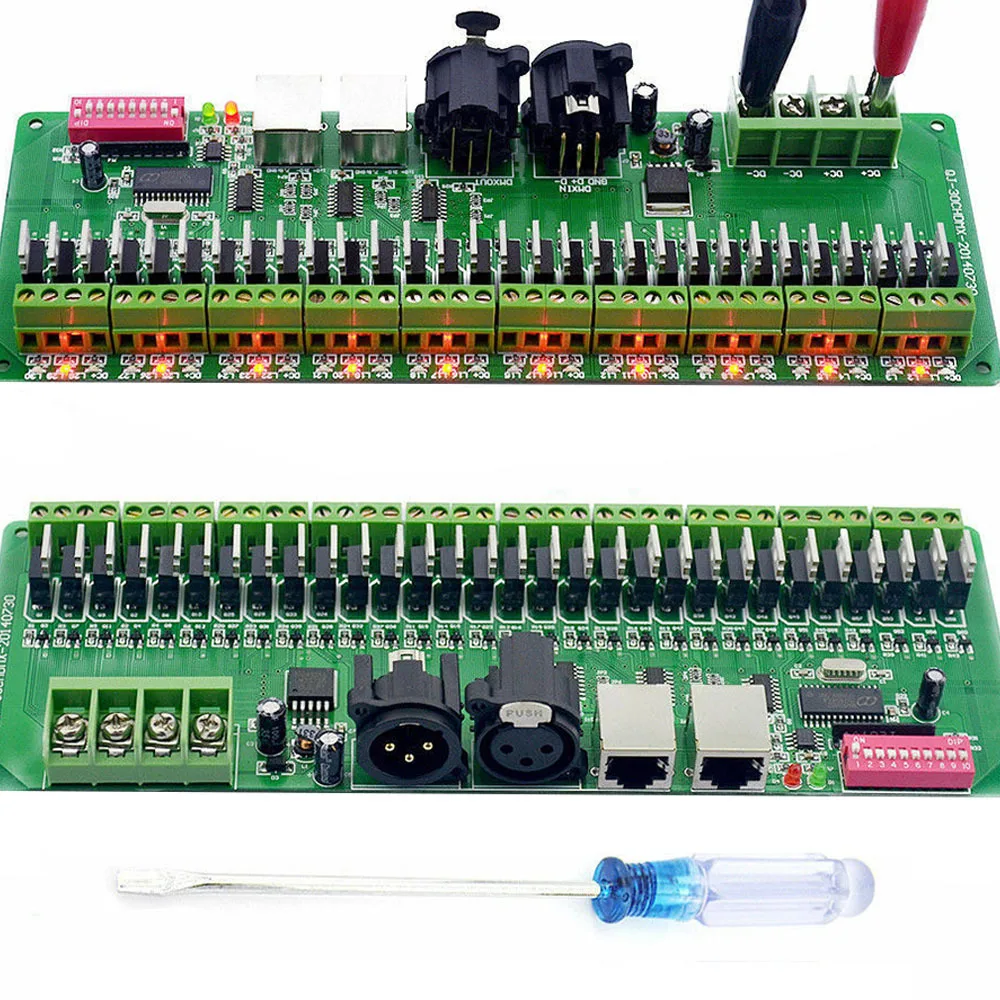 Контроллер 30CH DMX 512 RGB контроллер светодиодной ленты декодер LED диммер драйвер |