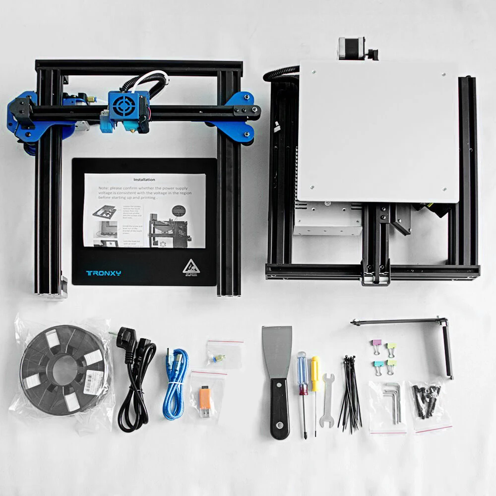 Горячая Распродажа Tronxy XY 2 Pro 3D принтеры комплект быстрый монтаж автоматическое