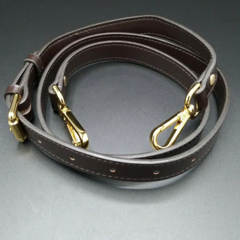 Роскошные регулируемые ремешки через плечо из натуральной кожи