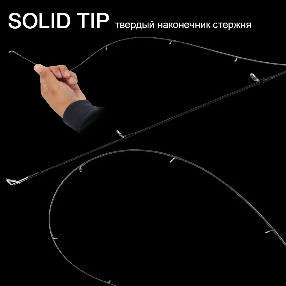 Портативная Удочка RoseWood UL с твердым наконечником, углеродная спиннинговая Удочка 1,5-2,1 м, вес приманки 8-12 г, литые удочки с пробковой ручкой