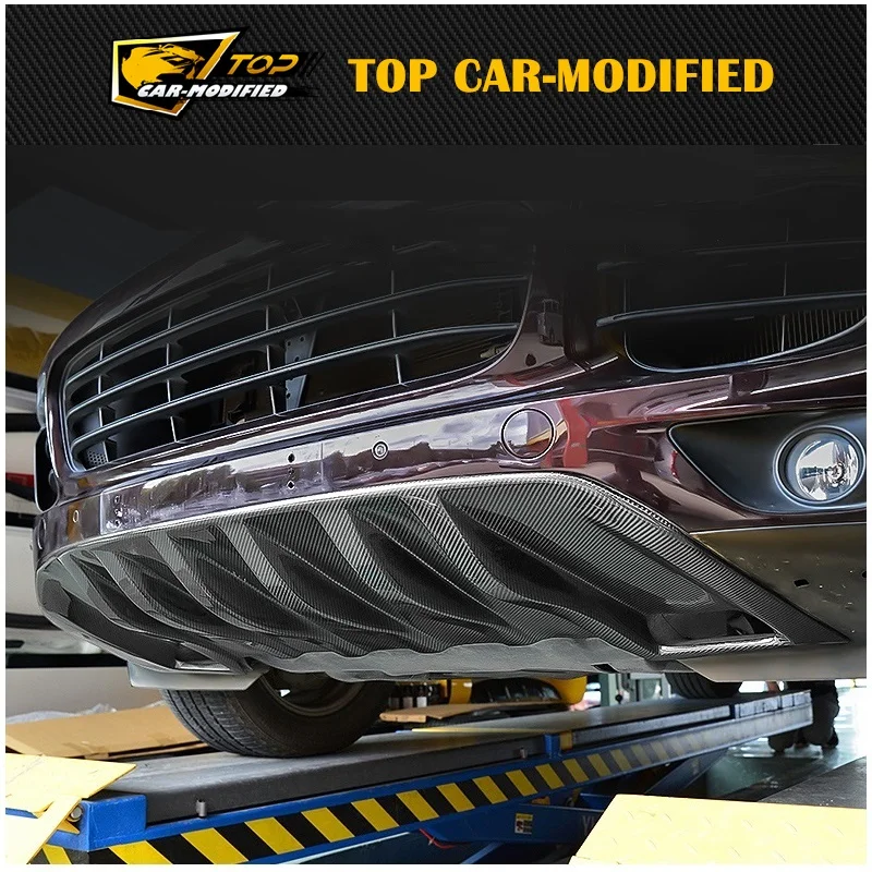 100% Настоящее углеродное волокно бесплатная доставка передний и задний бампер из