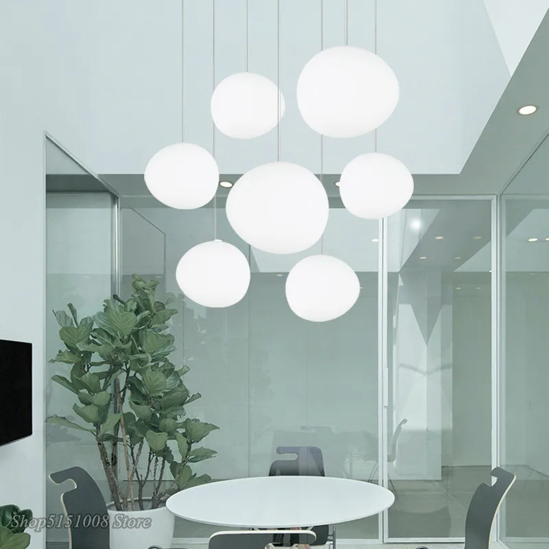 Современный стеклянный подвесной светильник s Italy Foscarini Gregg, подвесной светильник, светодиодный подвесной светильник неправильной формы для столовой, кухни, лофт, светильник