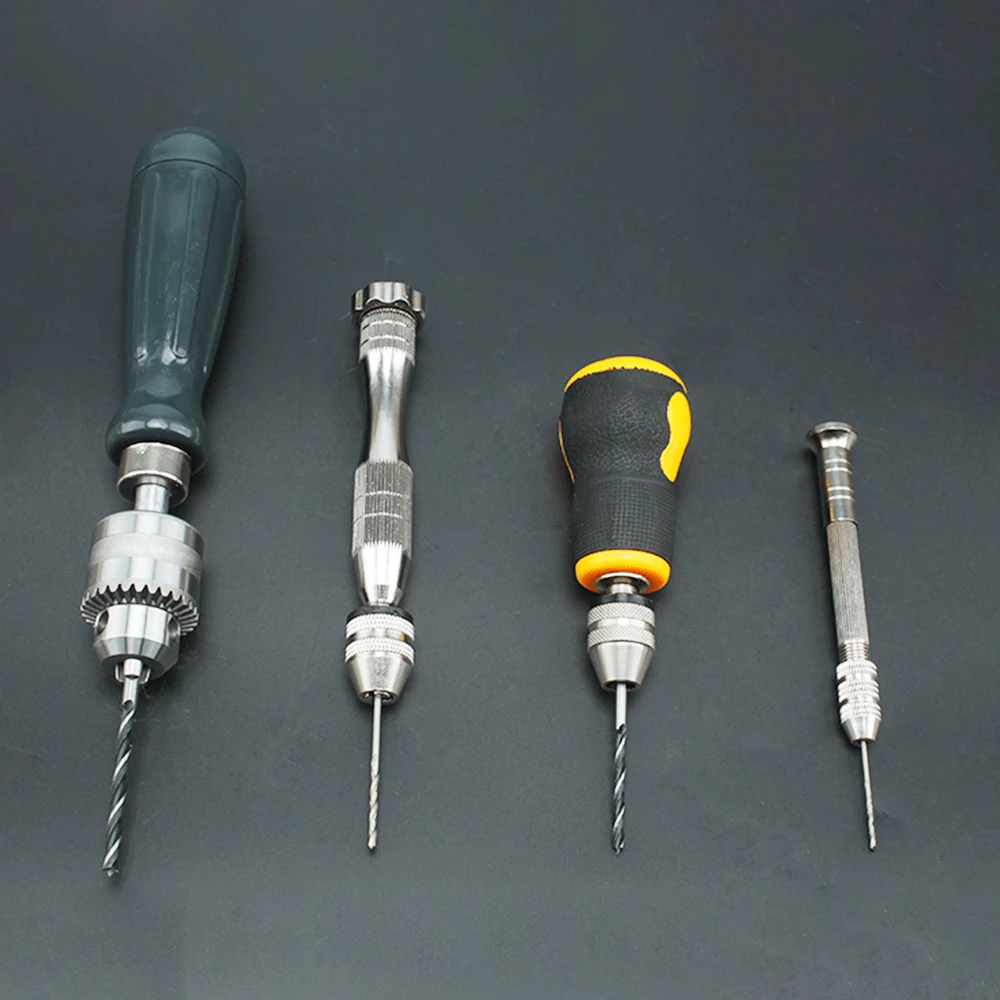 DIY ручное сверление Ручной Твист Янтарный сердечник резьба бурение ручная дрель