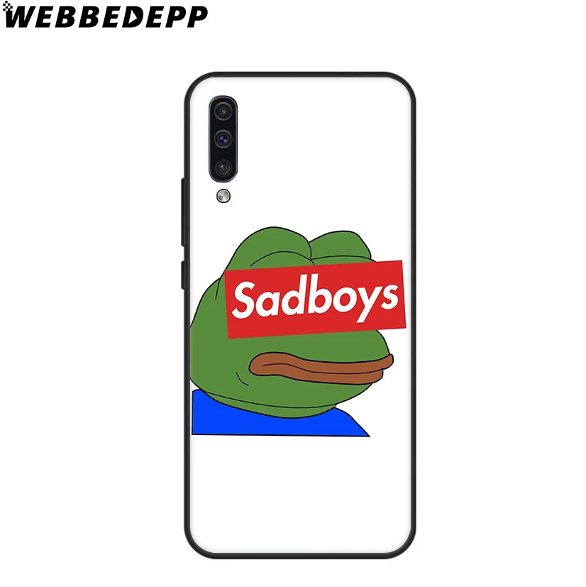 Грустно мальчиков лягушка мем мягкий чехол для samsung Galaxy A70s A50s A40s A30s A20s A20E A10s Note 8 9 10