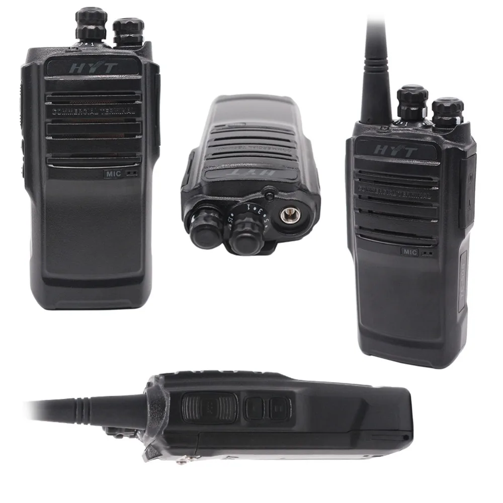 2pcs hyt tc 508 portable two way radio with li ion battery charger era tc508 business walkie talkie tc 500s free global shipping
