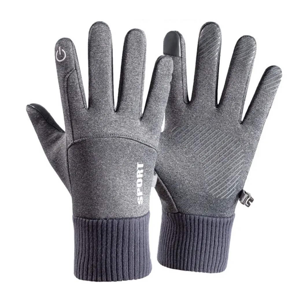 Gloves Waterproof And Windproof Plus Velvet Thick Sports Ski Winter Motorcycle Riding Warm | Автомобили и мотоциклы