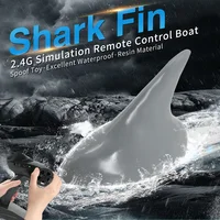 Flytec V302 Simulation RC Shark Fin Boat Simulated Resin Shark Hidden In The Water Spoof Toy On Sea Pool Kids Toys Boat