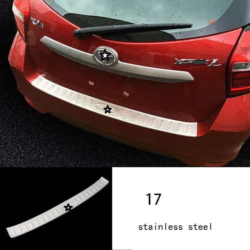 Автомобильные хромированные декоративные панели педаль заднего бампера Решетка