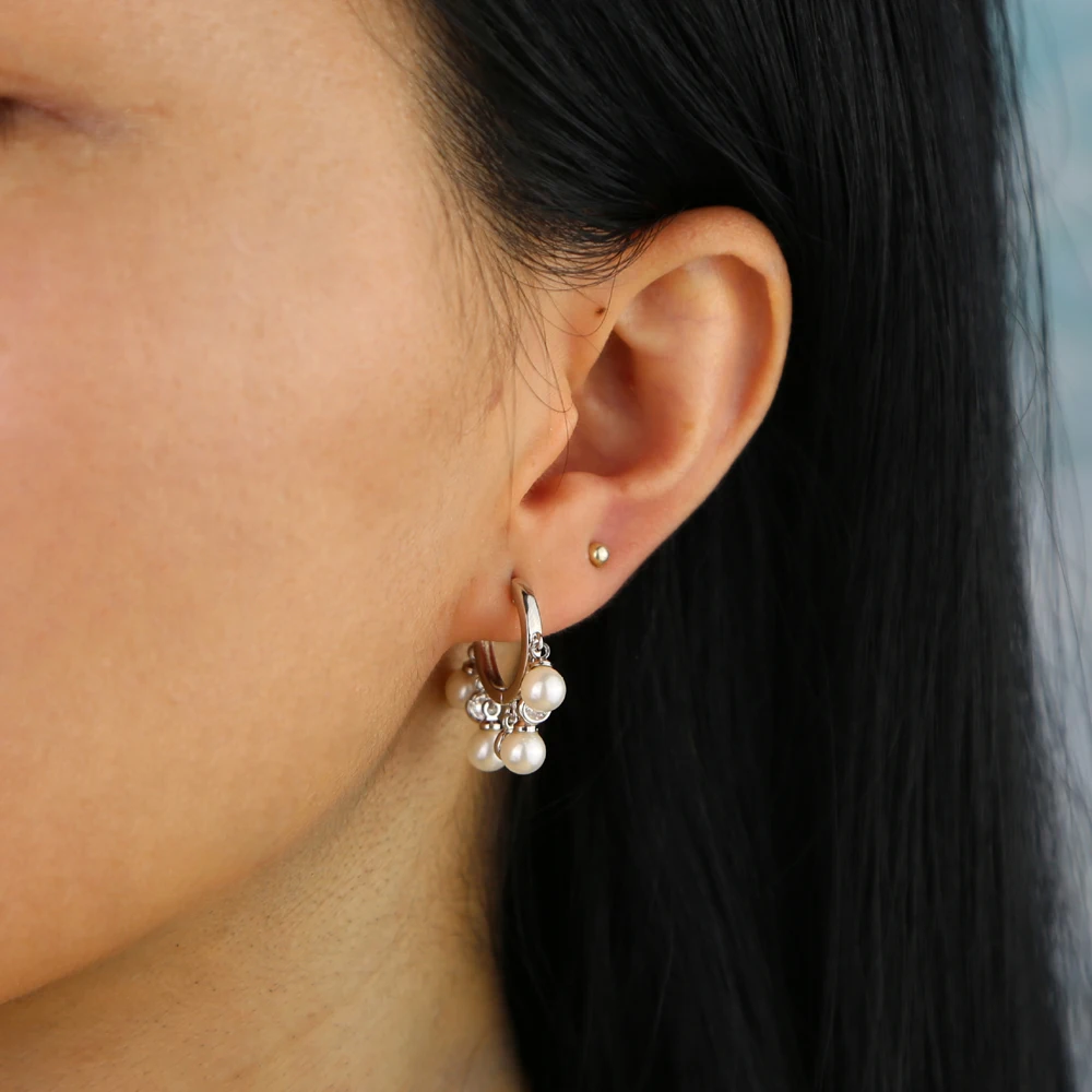 Модные женские серьги-подвески с искусственным жемчугом | Украшения и аксессуары