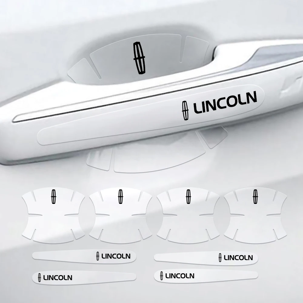 

4/8Pcs Car Styling Door Handle Cup Protector Transparent Stickers For Lincoln Audi BMW SEAT Volkswagen Infiniti Subaru Mercedes