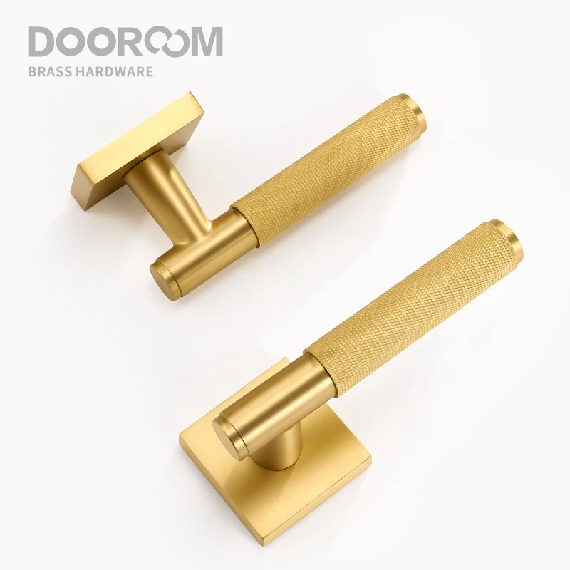 Dooroom латунная дверная вязанная ручка набор современный Interiror спальня ванная