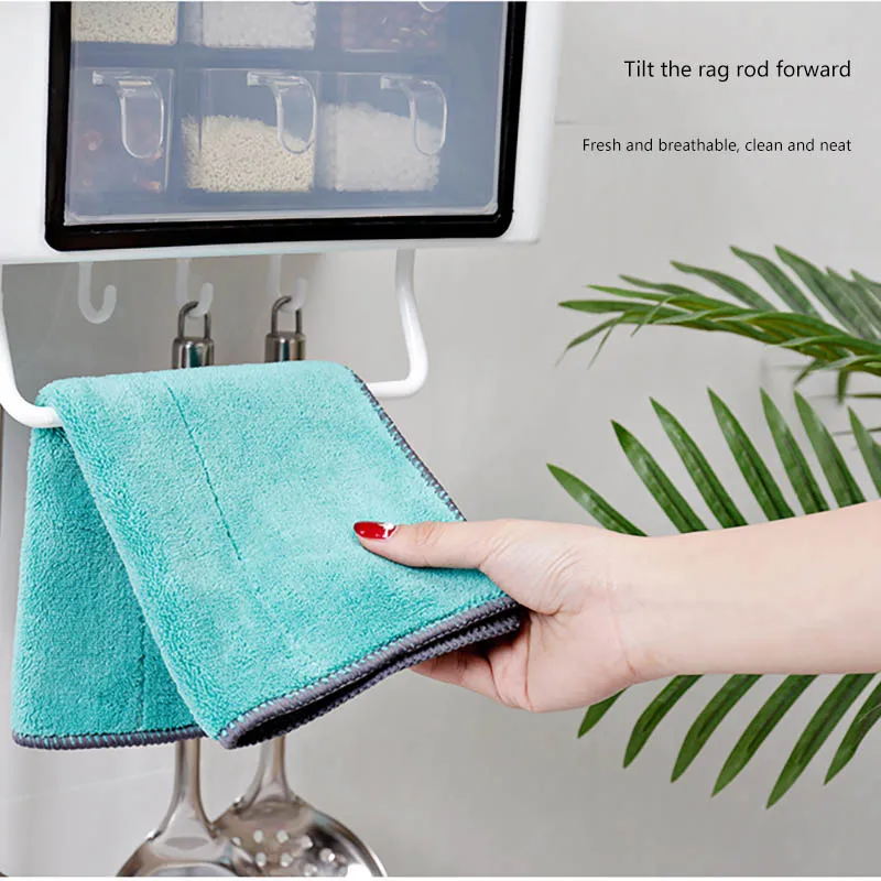 

Multifunctional Wall-Mount Paper Towel Holder Sauce Bottle Storage Mutifunction Strainer easy installation Kitchen Organizer