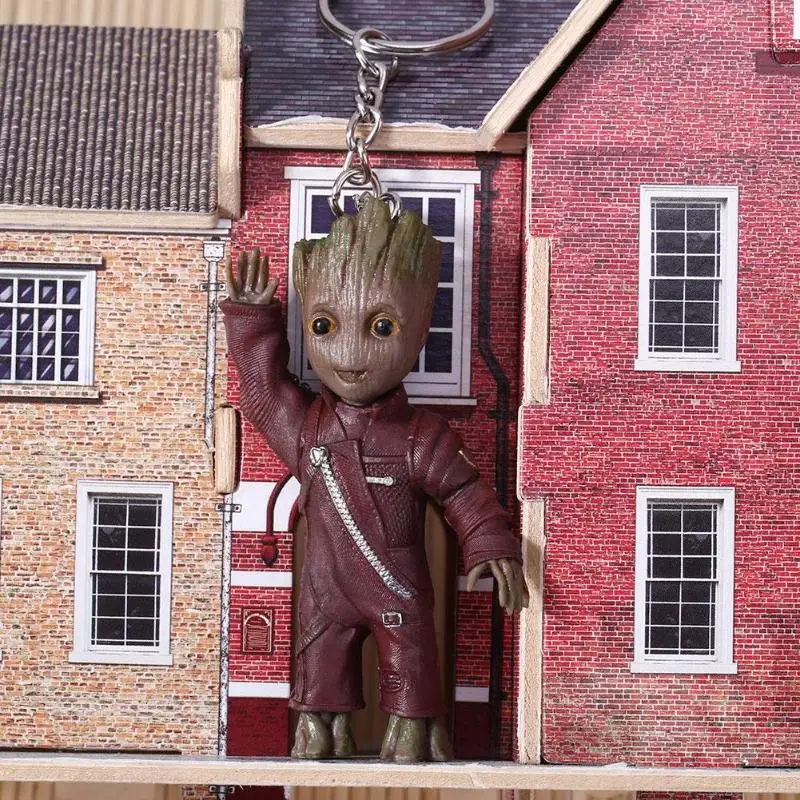 Детский Groot фигурки брелок игрушка домашний орнамент Милая модель для детей