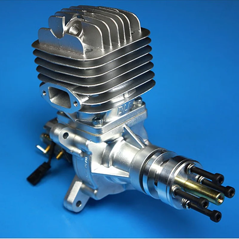 

DLE Gasoline Engine DLE55 55CC Single Cylinder Two-Stroke Side Exhaust Air-cooled Hand Start With Ignition and Exhaust Pipe