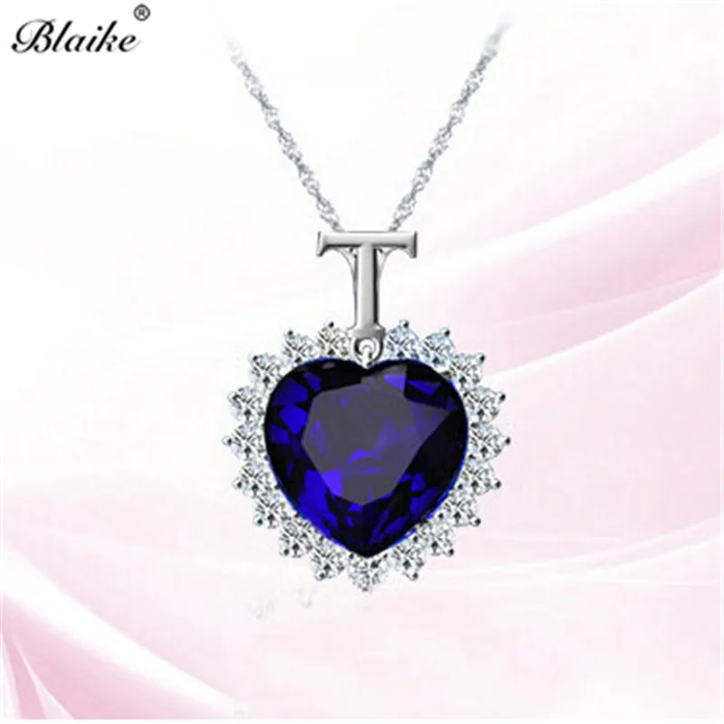 Женское колье с подвеской Титаника Blaike свадебное ювелирное изделие из белого