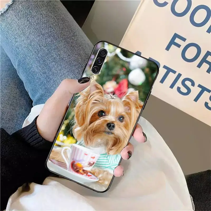 

yorkshire terrier lovely dog Phone Case For Samsung galaxy A S note 10 7 8 9 20 30 31 40 50 51 70 71 21 s ultra plus