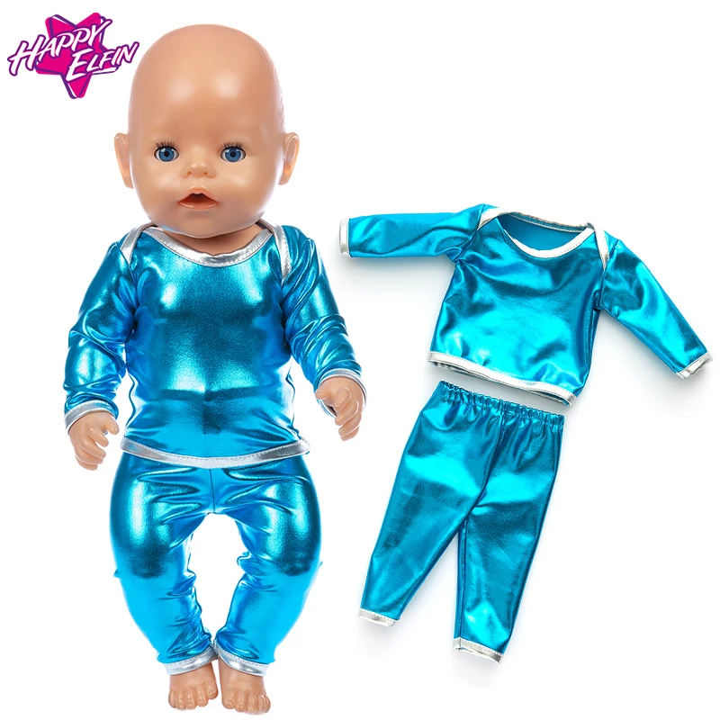 Новая яркая кожаная одежда на весну 2020 подходит для 43 см куклы новорожденных 17