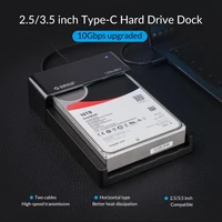 orico 6518c3 g2 2 53 5 inch hdd case sata 10gbps to usb 3 1 gen2 type c hdd box ssd adapter hard disk drive external enclosure