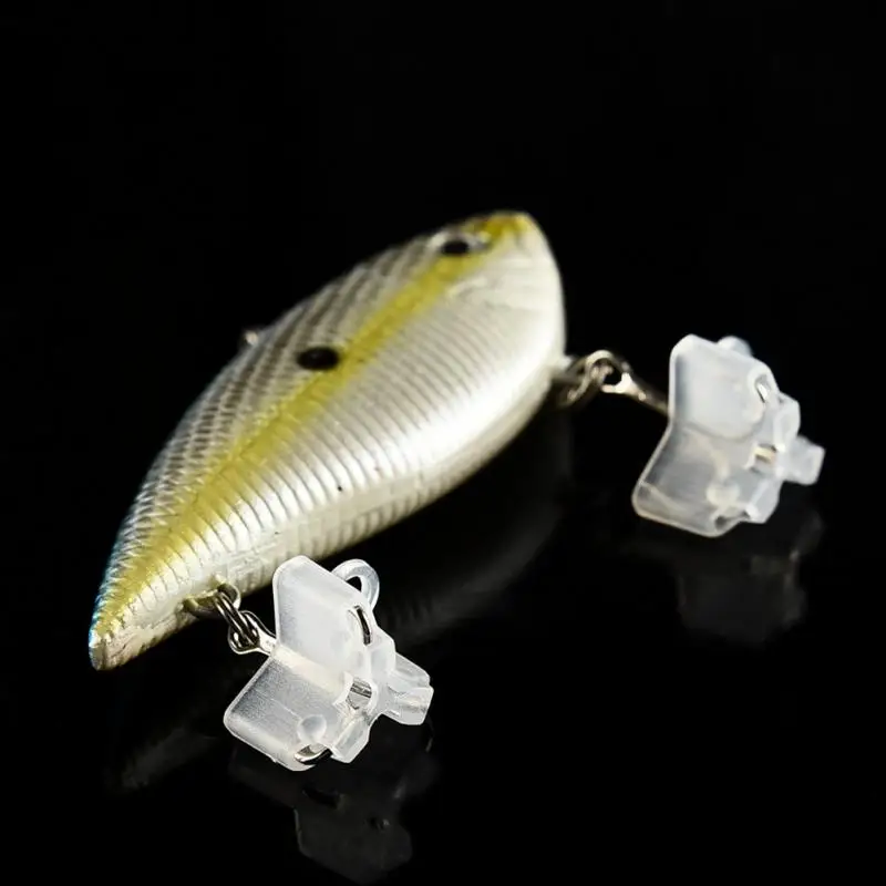 10 штук рыболовных тройных крючков прочный Чехол защитная оболочка защитные