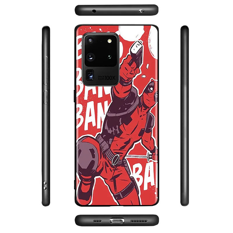 

Marvel Deadpool Avengers Super Hero For Samsung Galaxy A31 A51 A71 A91 A12 A32 A42 A52 A72 A02S A22 A01 Core Black Phone Case