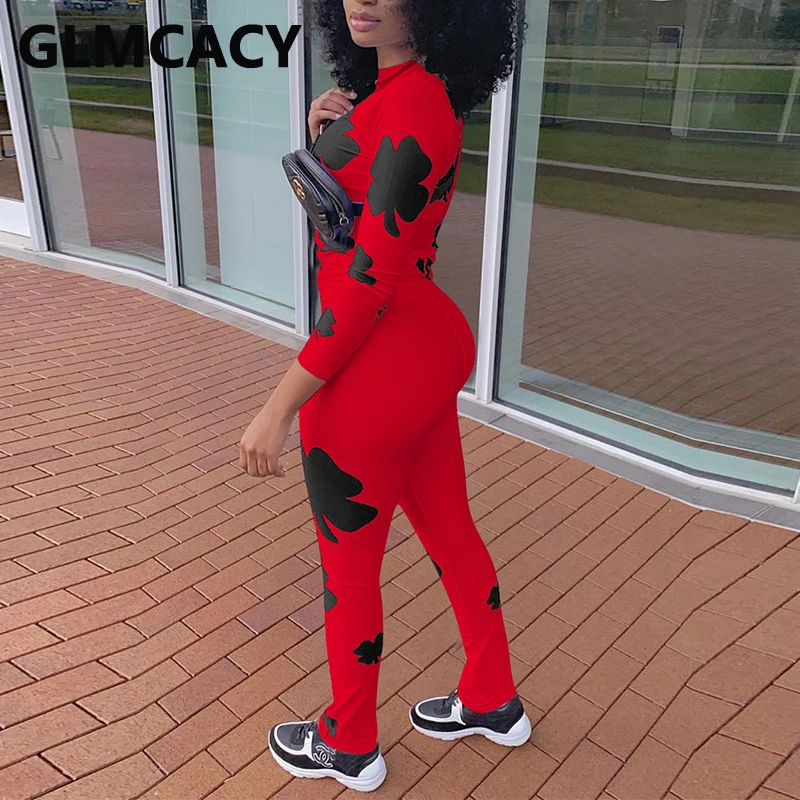 

Women Casual Two Piece Fall Suits Long Sleeve Shirt Top & Pencil Pants Set