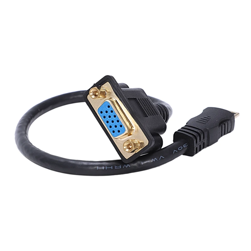 Кабель переходник с Mini HDMI на VGA M/F 0 3 м 1 фут|Кабели VGA| |