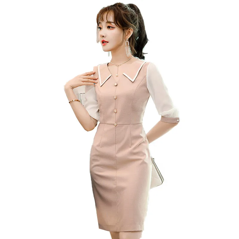 

Chiffon Dress for Women Spring and Summer 2021 New Waist Slimming Elegant Slim Young French Gentle Tea Break Skirt