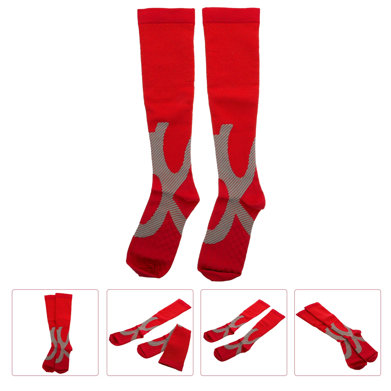 

1 Pair Unisex Sports Stockings Running Pressure Socks Hiking Adults Socks