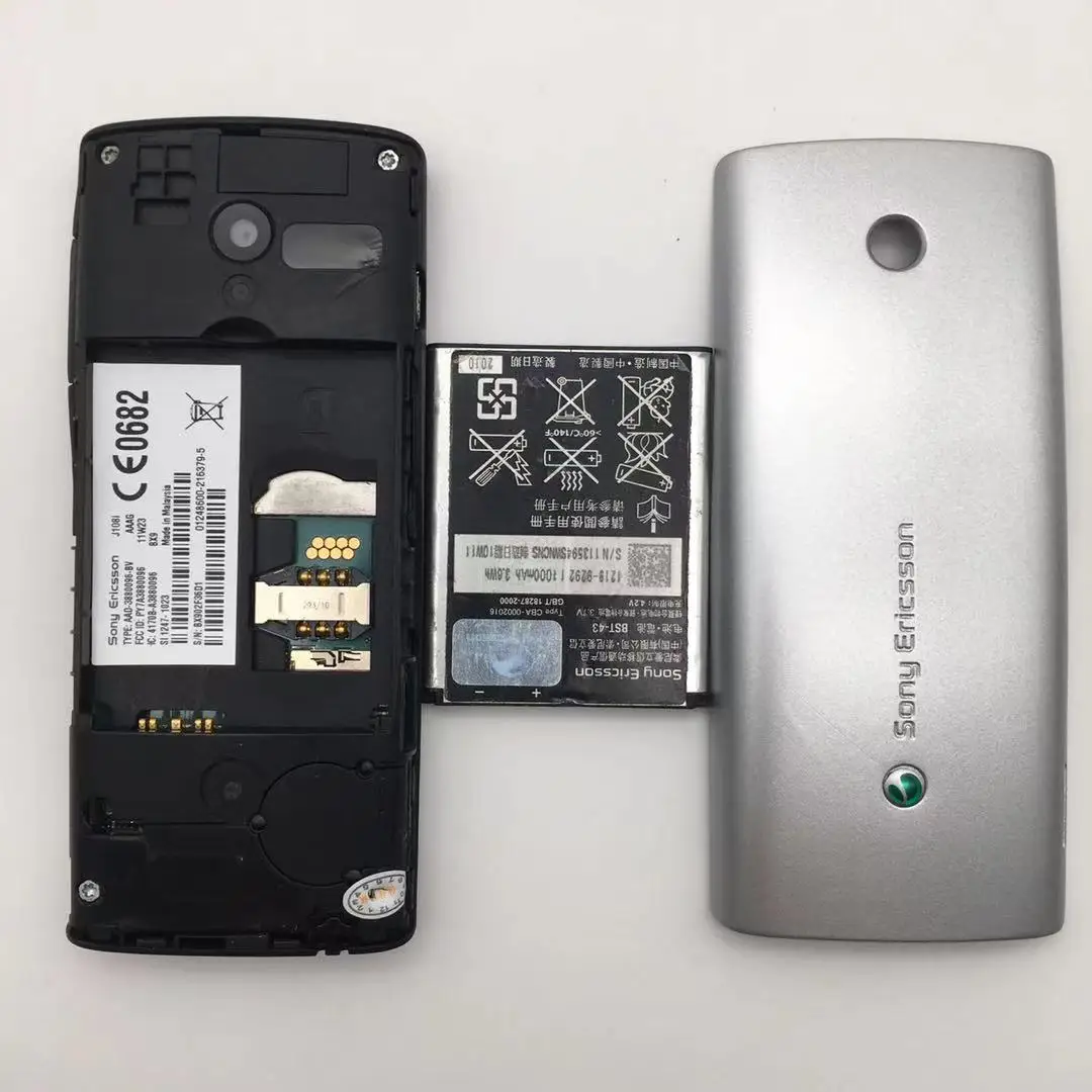 Восстановленный оригинальный разблокированный мобильный телефон Sony Ericsson Cedar J108i 3G FM J108 с бесплатной доставкой (art.: 3920d7e6501d0) - 3920d7e6501d0