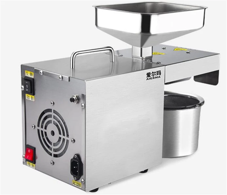 買取 商業ステンレス鋼オイルプレススパイラルホーム小型自動家庭用ミニピーナッツオイルプレス機