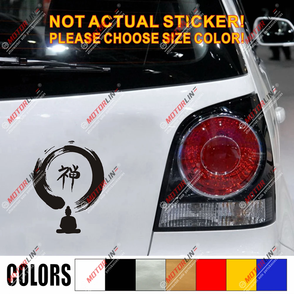 Йога Медитация Дзен Будда наклейка автомобиль винил Буддизм Лотос