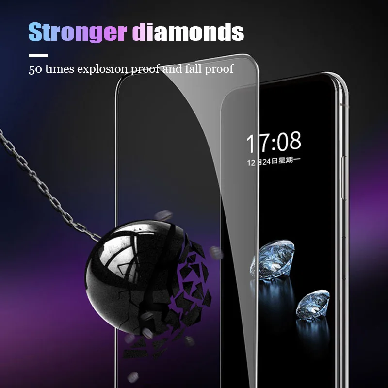 2 In 1 Full Coverage Protective Glass for Honor 8 Pro 9 10 20 30 Lite Camera Lens Protector | Мобильные телефоны и