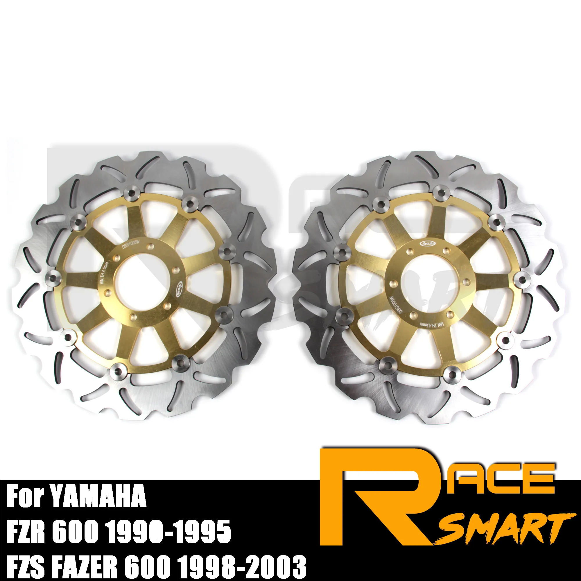 Мотоцикл CNC передние тормозные диски для YAMAHA FZR 600 1989 роторы FZR600 R1-Z R1Z TZ GP XJR400 TDM 850