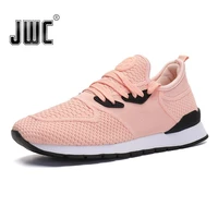 jwc fashion womens athletic sneakers weaving breathable designer running sneakers for women autumn walking sneakers size 36 43
