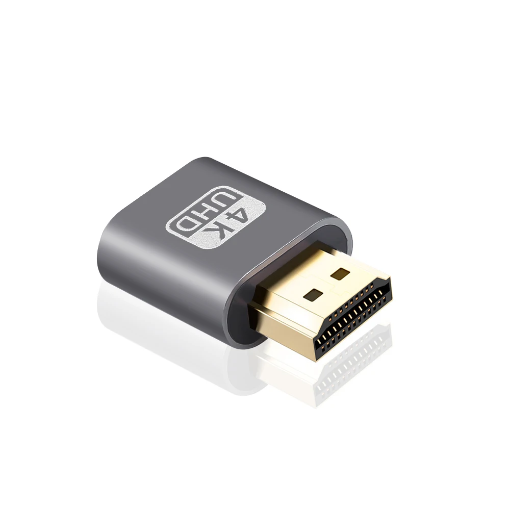 Виртуальный дисплей KEBIDU совместимый с HDMI 4K DDC EDID Подключаемая штепсельная вилка