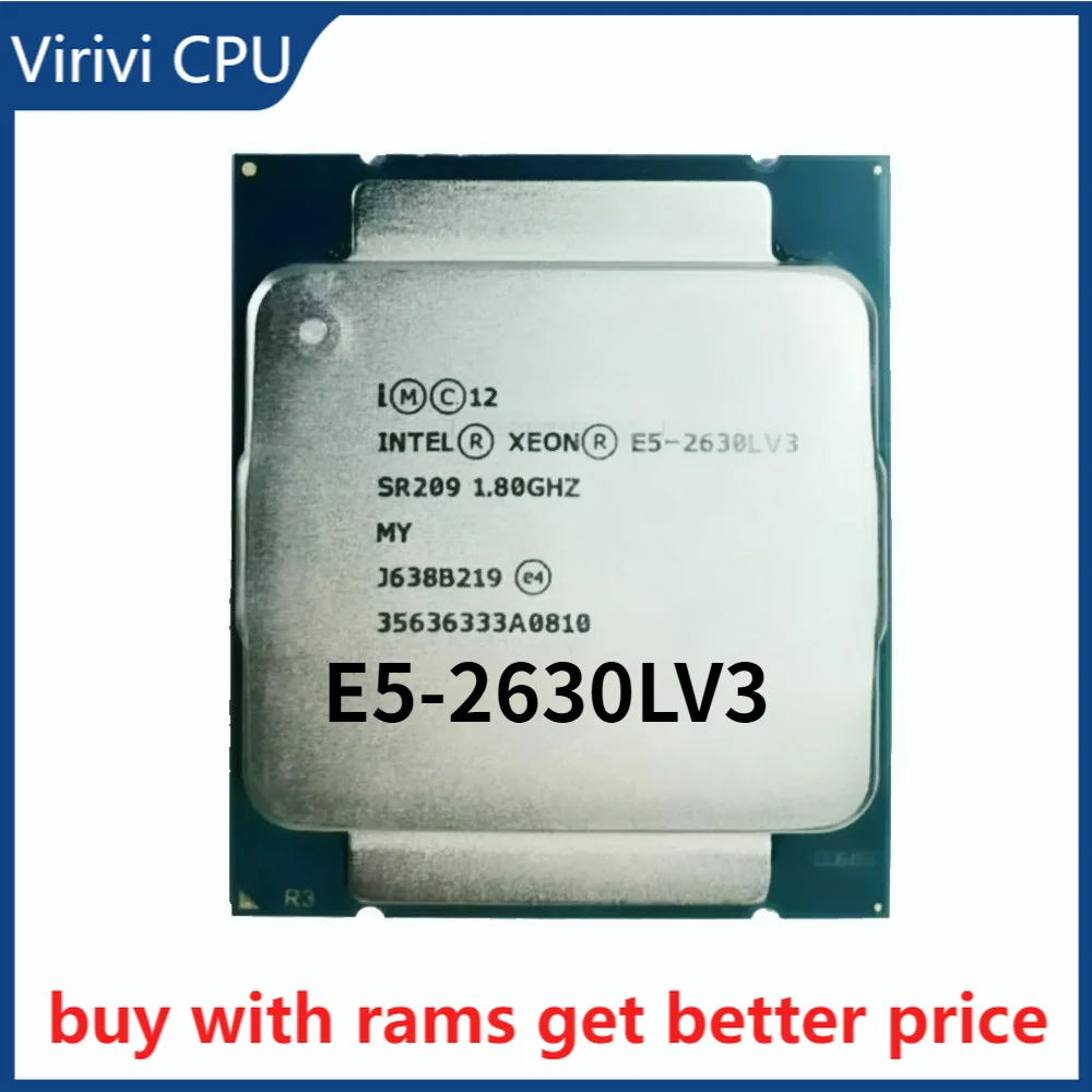 

Процессор Intel Xeon E5 2630LV3 E5 2630L V3 8-ядерный 1,80 ГГц 20 МБ 22 нм LGA2011-3 ЦП