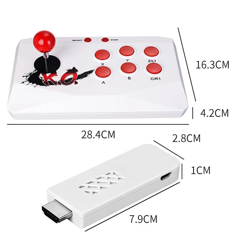 Беспроводной джойстик игровой автомат 2 игроков видеоигр палка|Игровые консоли| |