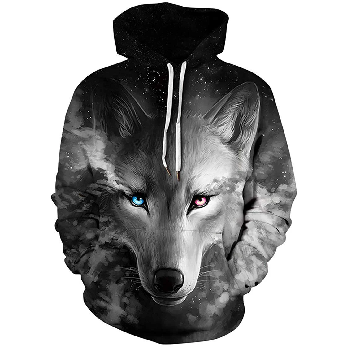 

Wolf Printed Hoodies Men 3d Hoodies Brand Sweatshirts Men Jackets Quality Pullover Fashion Tracksuits Animal Streetwear Out Coat