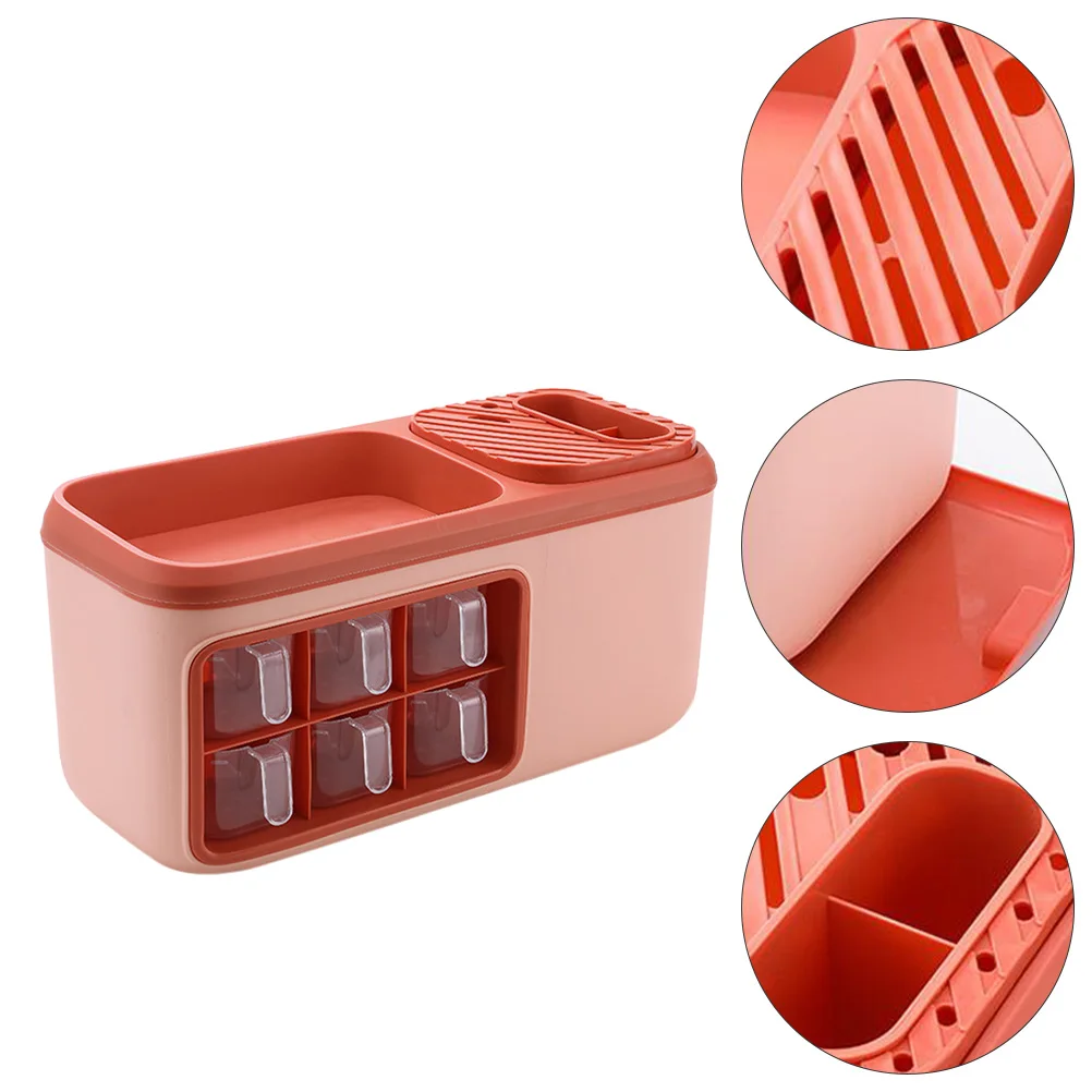 

1pc Safe Helpful Condiments Organizer Seasoning Storage Shelf Chopsticks Rack Storage Rack for Kitchen