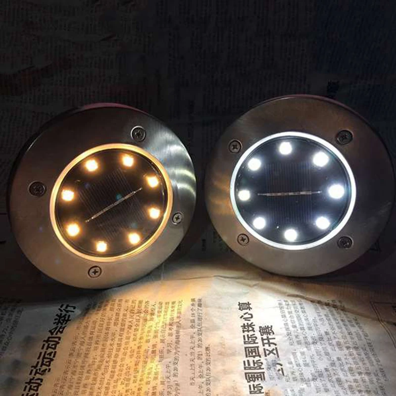 Светодиодный светильник на солнечной батарее наружный водонепроницаемый из