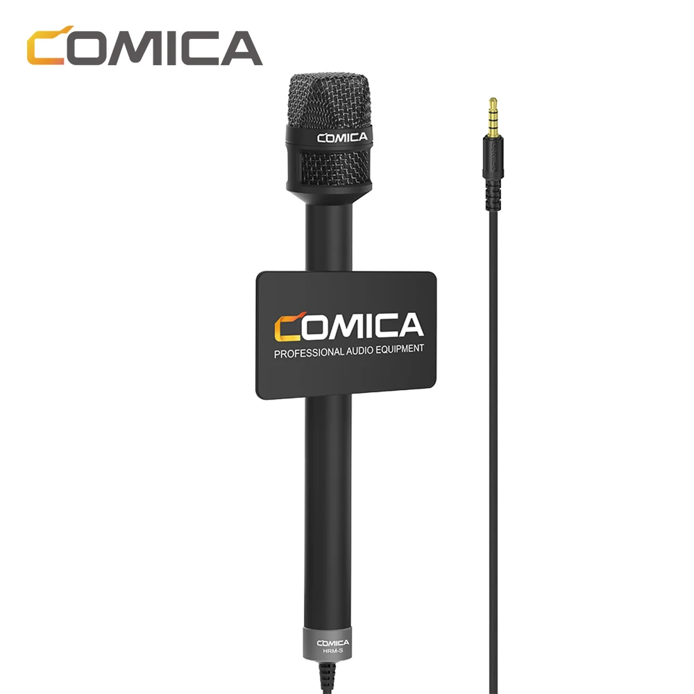 Портативный микрофон для интервью COMICA HRM S смартфона конденсаторный кардиоидный
