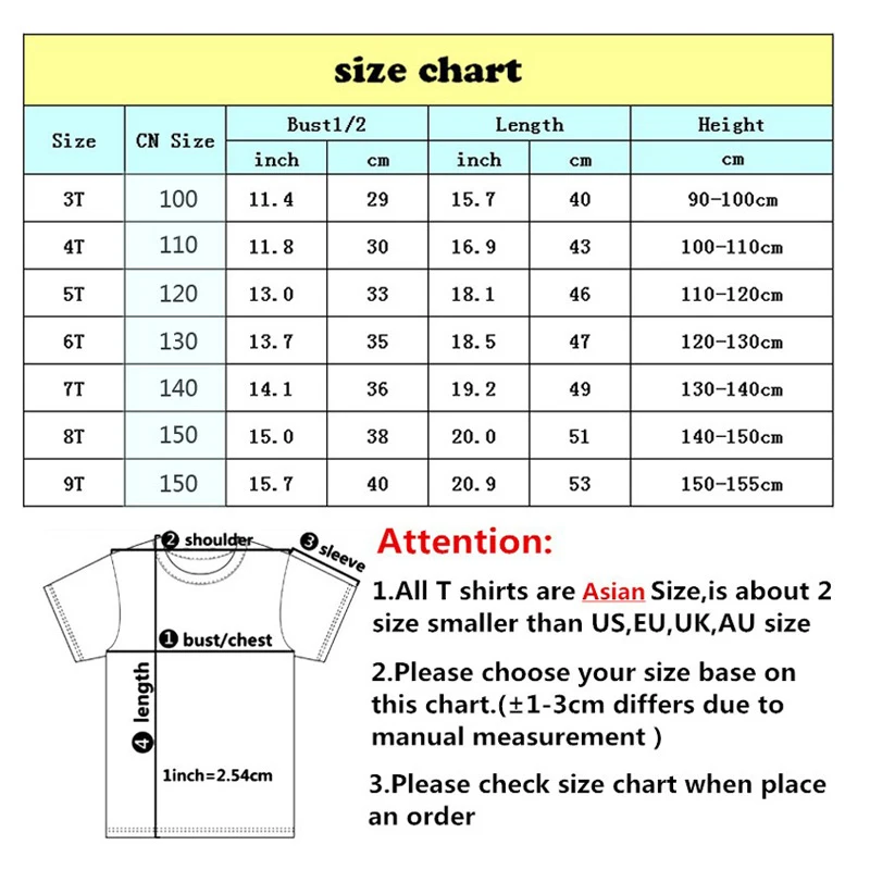 

kids Boys t Shirts Birthday Age Number Print Kids Girls t shirt Tops 100% Cotton Baby Clothing Boys' t-Shirts Summer Clothes