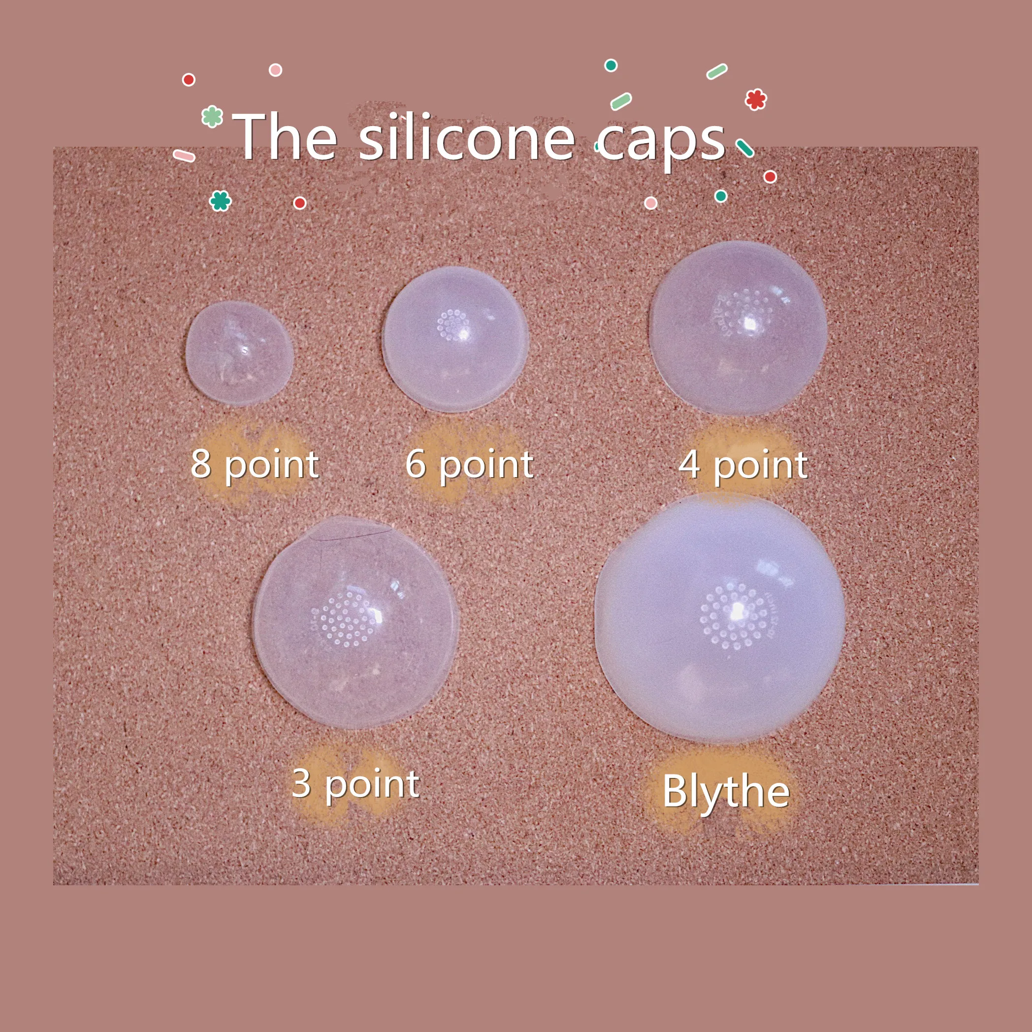 

BJD baby with silicone hair set 3 point 4 point 6 point 8 point small cloth wig skid and stain proof