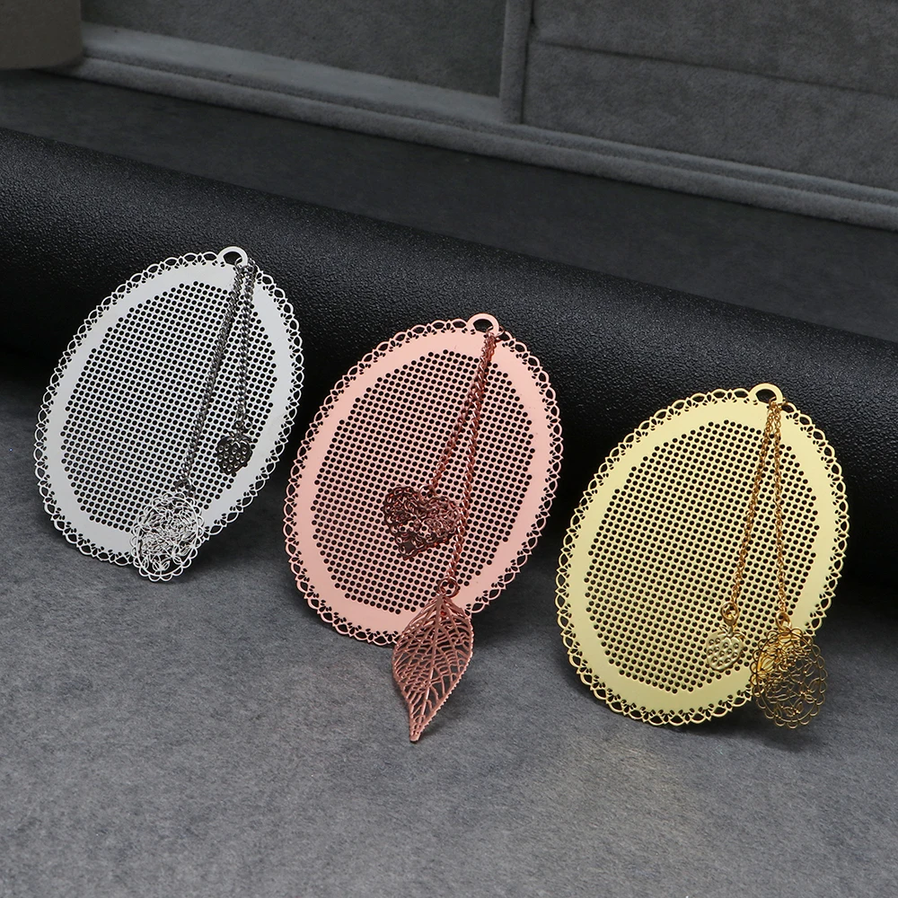 Лидер продаж милая бабочка сова крест вышивка Закладка сделай сам металл серебро